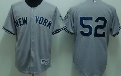New York Yankees #52 Sabathia Gray Jersey