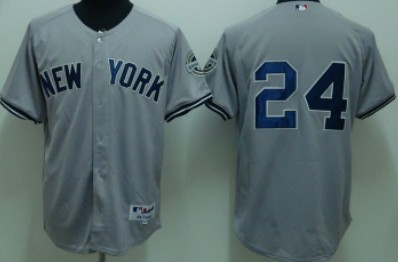 New York Yankees #24 Cano Gray Jersey
