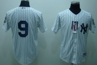 New York Yankees #9 MARIS White Jersey