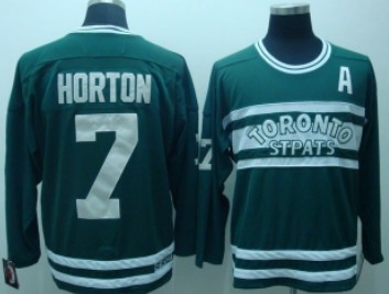 Toronto Maple Leafs #7 Tim Horton Green Throwback CCM Jersey