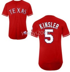 Texas Rangers #5 Ian Kinsler Red Jersey