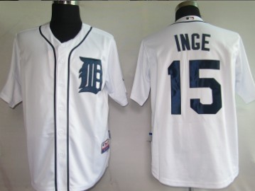 Detroit Tigers #15 Inge White Jersey