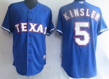 Texas Rangers #5 Ian Kinsler Blue Jersey