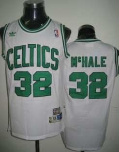 Boston Celtics #32 Kevin McHale White Swingman Throwback Jersey