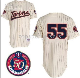 Minnesota Twins #55 Capps Cream Jersey
