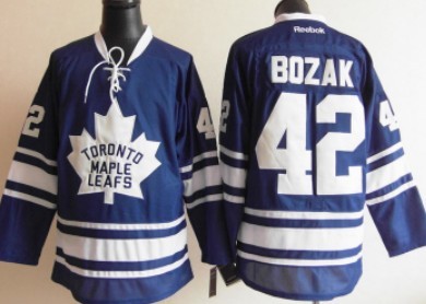 Toronto Maple Leafs #42 Tyler Bozak Blue Third Jersey