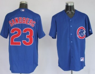 Chicago Cubs #23 Ryne Sandberg Blue Jersey