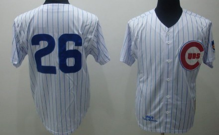 Chicago Cubs #26 Billy Williams White Throwback Jersey