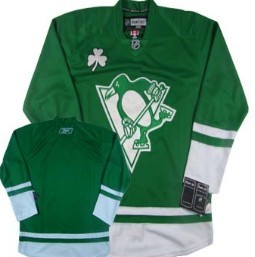 Pittsburgh Penguins Blank St. Patrick's Day Green Jersey