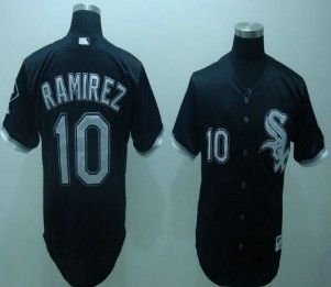 Chicago White Sox #10 Ramirez Black Jersey