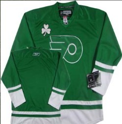 Philadelphia Flyers Blank St. Patrick's Day Green Jersey