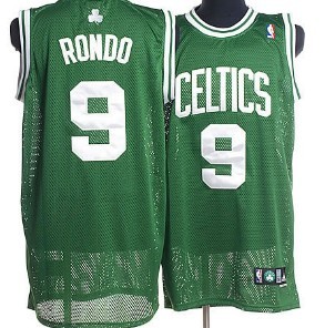 Boston Celtics #9 Rajon Rondo Green Swingman Jersey