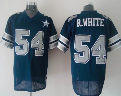 Dallas Cowboys #54 Randy White Blue 25TH Throwback Jersey