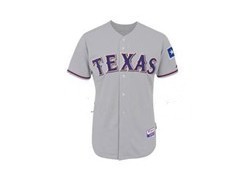 Texas Rangers Blank Gray Jersey