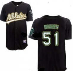 Oakland Athletics #51 Braden Black Jersey