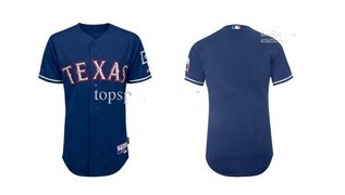 Texas Rangers Blank Blue Jersey