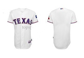 Texas Rangers Blank White Jersey