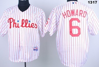 Philadelphia Phillies #6 Howard White Jersey