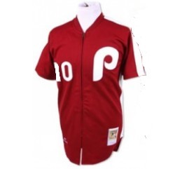 Philadelphia Phillies #10 Larry Bowa Red Throwback Jersey