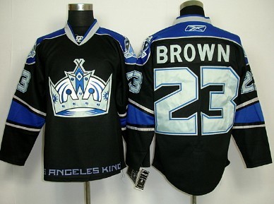 Los Angeles Kings #23 Dustin Brown Black Third Jersey