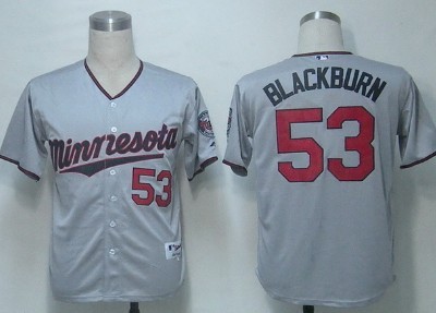 Minnesota Twins #53 Blackburn Gray Jersey