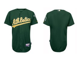 Oakland Athletics Blank Green Jersey