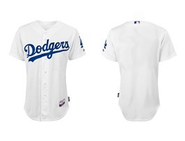 LA Angeles Dodgers Blank White Jersey