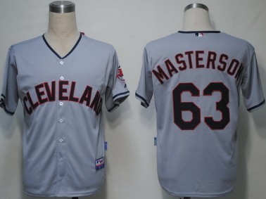 Cleveland Indians #63 Masterson Gray Jersey