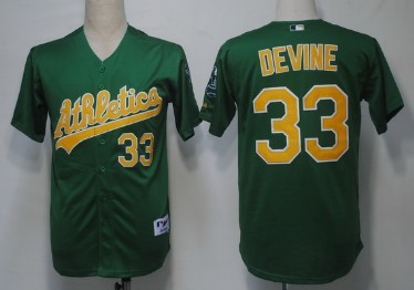 Oakland Athletics #33 Devine Green Jersey