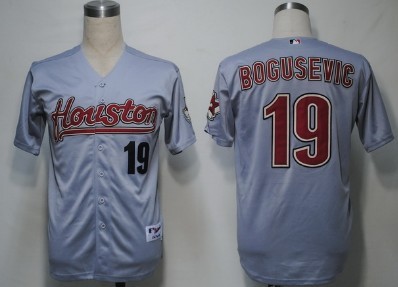 Houston Astros #19 Bogusevic Gray Jersey