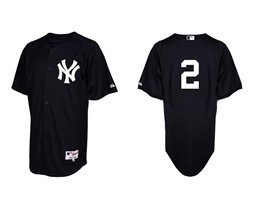 New York Yankees #2 Derek Jeter 2011 Black Jersey