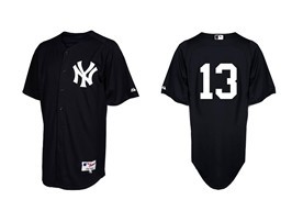New York Yankees #13 Rodriguez 2011 Black Jersey