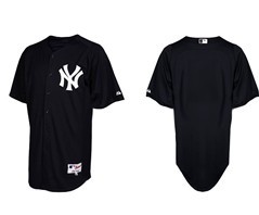 New York Yankees Blank 2011 Black Jersey