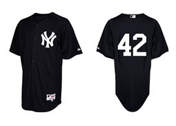 New York Yankees #42 Rivera 2011 Black Jersey