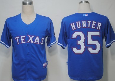 Texas Rangers #35 Hunter Blue Jersey