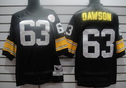 Pittsburgh Steelers #63 Dawson Black Throwback Jersey