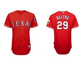 Texas Rangers #29 Beltre Red Jersey