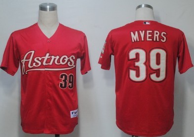 Houston Astros #39 Myers Red Jersey