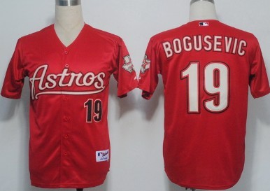 Houston Astros #19 Bogusevic Red Jersey