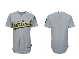 Oakland Athletics Blank Gray Jersey