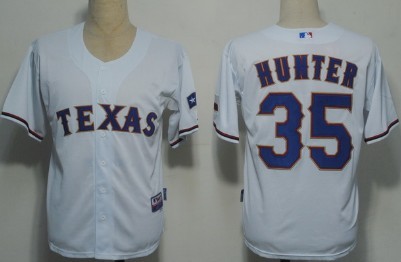 Texas Rangers #35 Hunter White Jersey