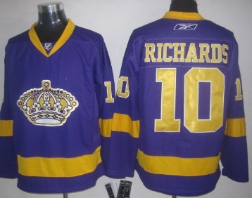 Los Angeles Kings #10 Mike Richards Purple Jersey