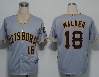 Pittsburgh Pirates #18 Walker Gray Jersey