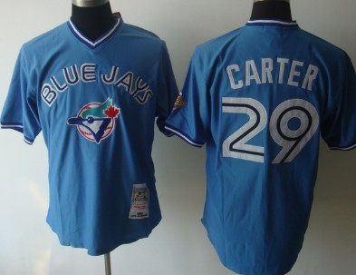 Toronto Blue Jays #29 Vince Carter Light Blue Throwback Jersey