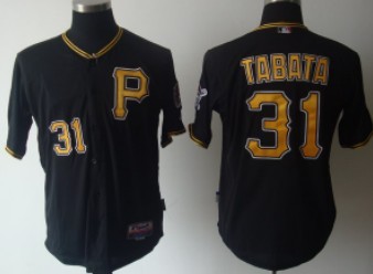 Pittsburgh Pirates #31 Tabata Black Jersey