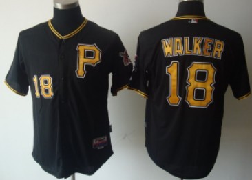 Pittsburgh Pirates #18 Walker Black Jersey
