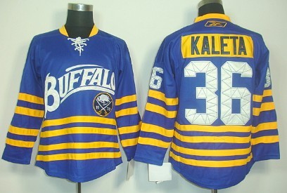 Buffalo Sabres #36 Patrick Kaleta Blue Third Jersey
