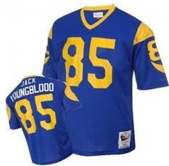 St. Louis Rams #85 Jack Youngblood Light Blue Throwback Jersey