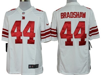 Nike New York Giants #44 Ahmad Bradshaw White Limited Jersey
