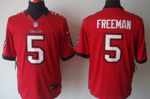 Nike Tampa Bay Buccaneers #5 Josh Freeman Red Limited Jersey
